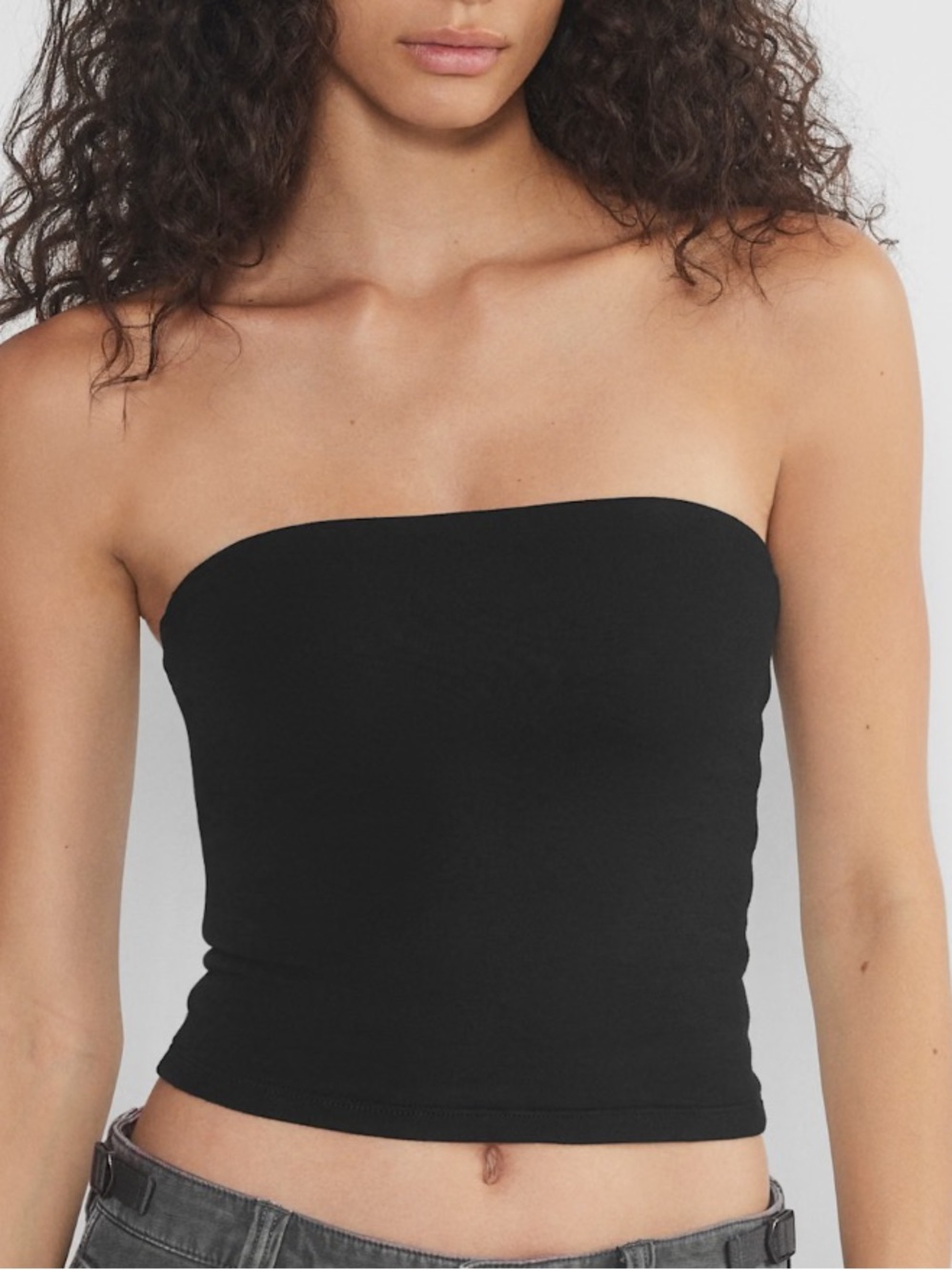 Aritzia / Chill Virginia Waist Tube Top - Black / medium